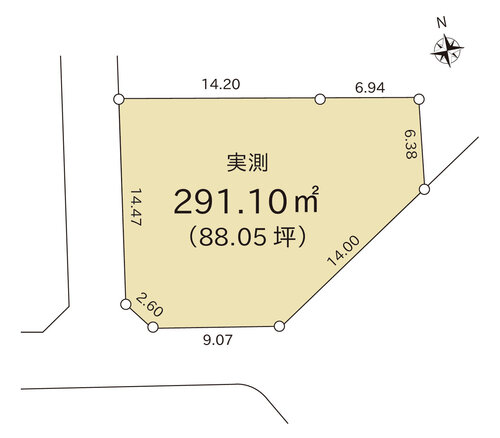 230921長岡市前田三丁目1437番8（土地）_kukaku.jpg