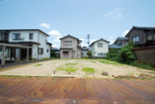 見附市今町五丁目929番3、928番7_更地正面.jpg