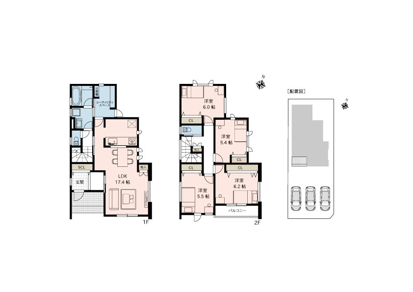 新潟市秋葉区北上一丁目 新築Ｂ棟　テイラーハウス